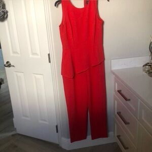 NWT Vince Camuto red jumpsuit